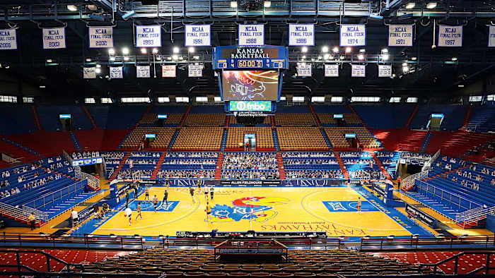 View of Allen Fieldhouse